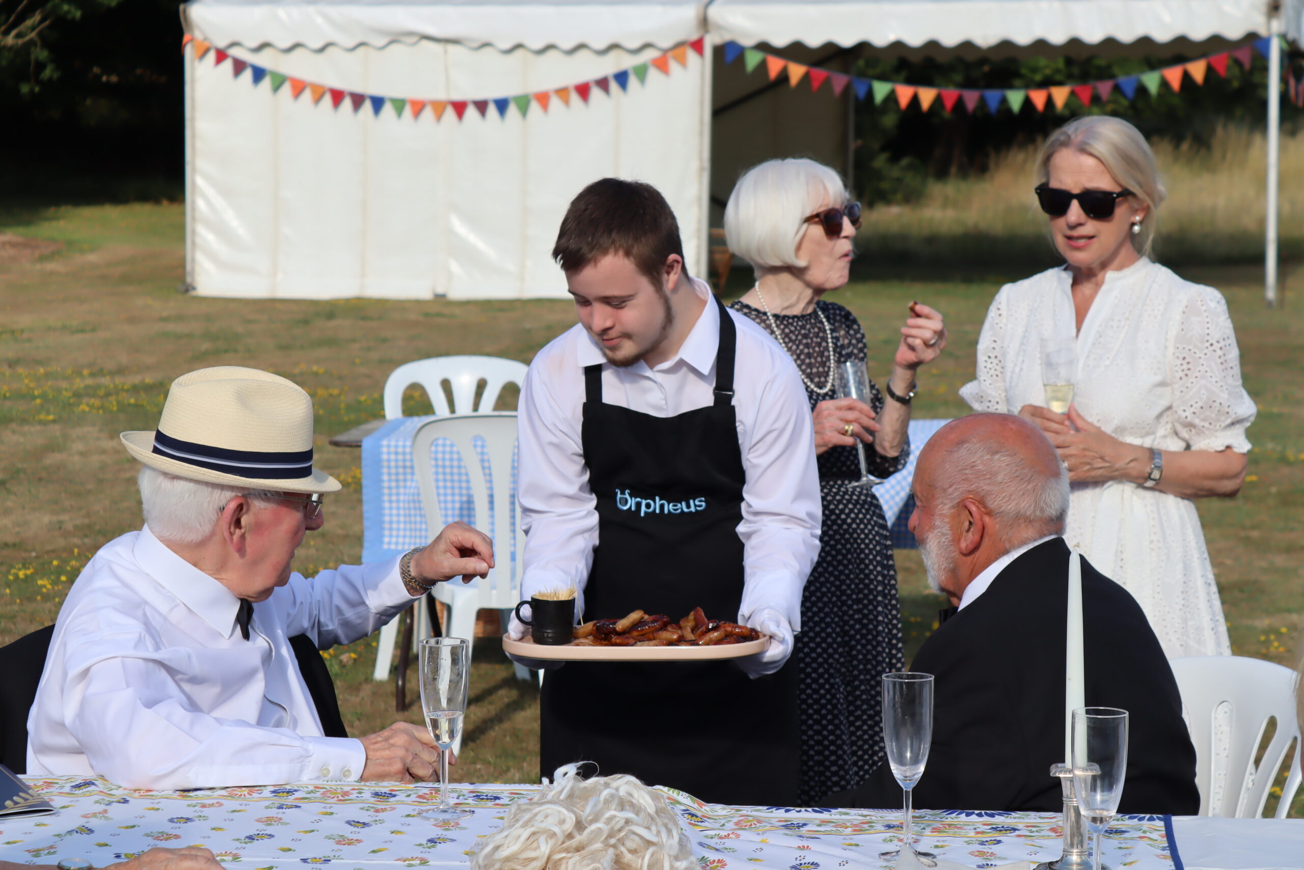 Catering Enterprise Students serving at Trevereux Manor