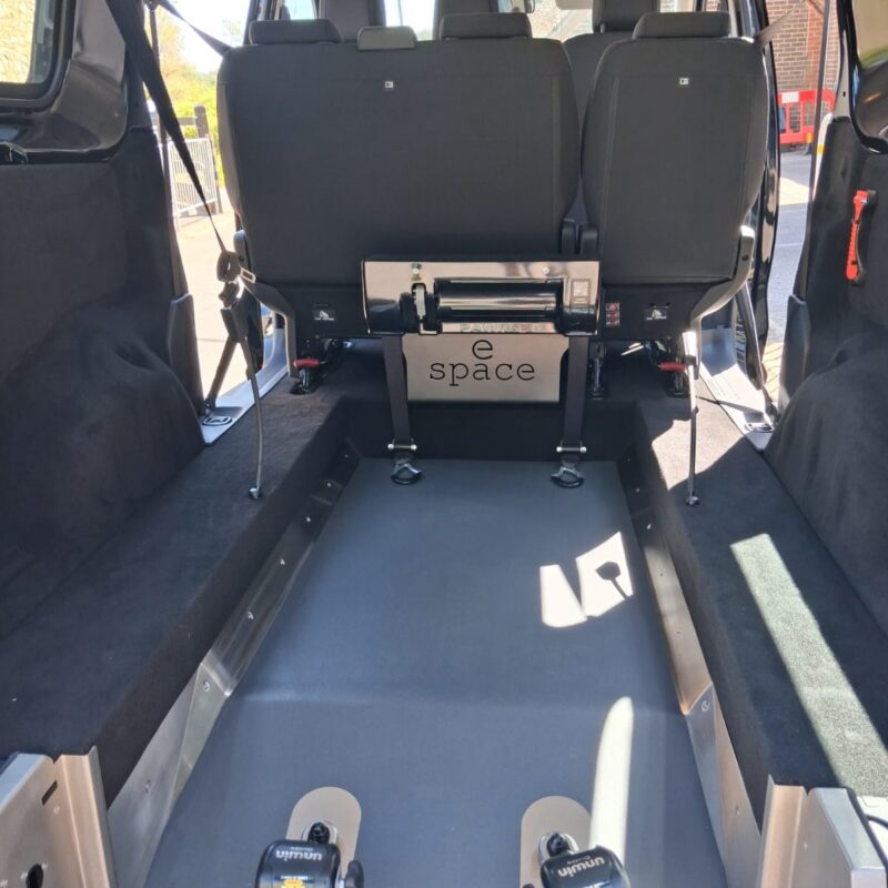 Wheelchair accessible secure seating