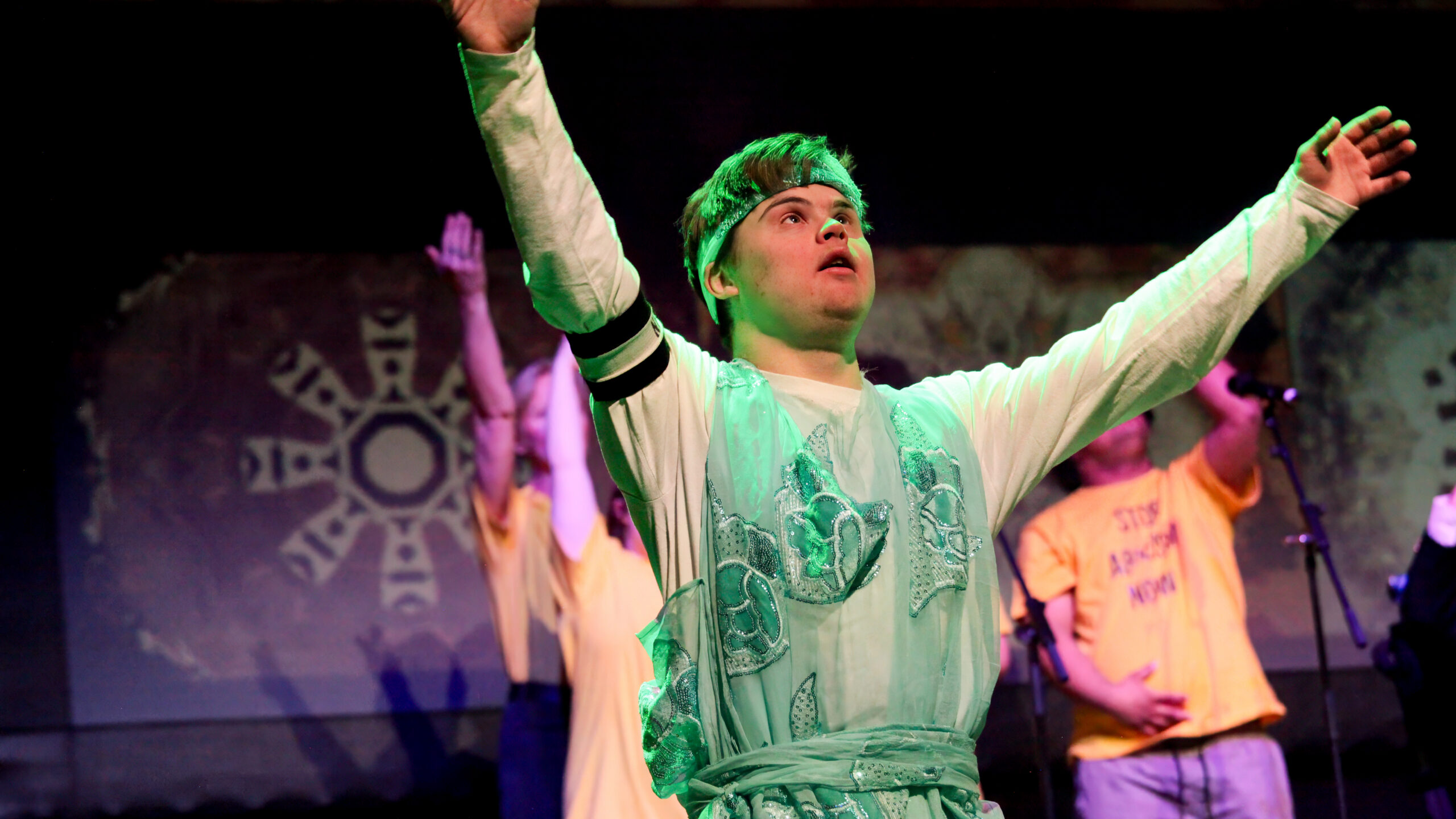 Performer dancing